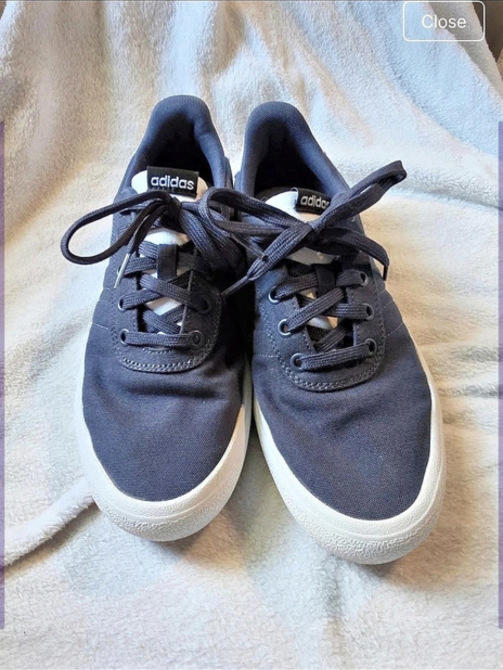adidas Daily 3.0 Shoes Black & White Sneakers US 8